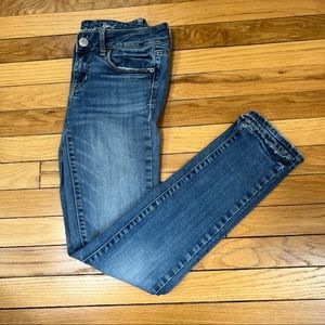 American Eagle outfitters stretch skinny denim jeans 4 regular